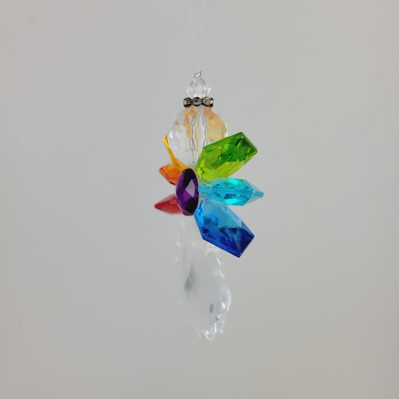 Rainbow Angel and Daisy Ganz Crystal Expressions Ornament Suncatchers Set of 2 - Picture 7 of 13
